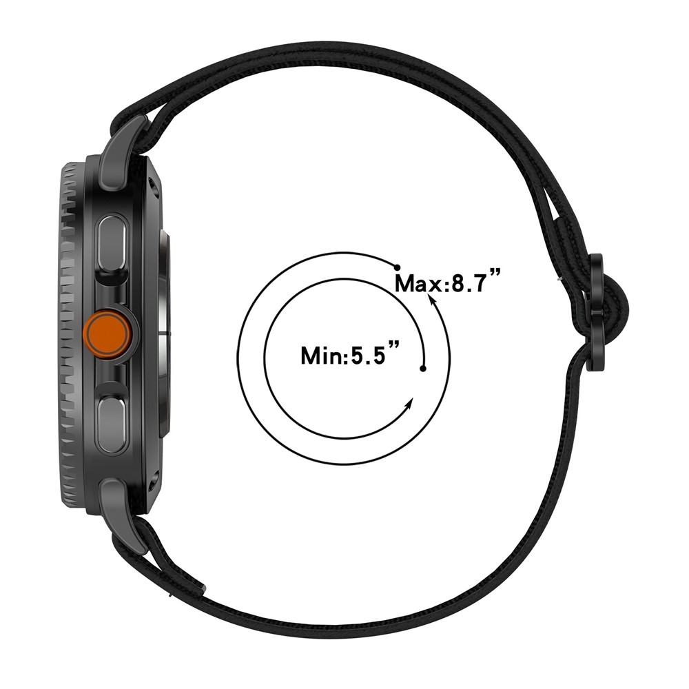 Arrow nylonový elastický řemínek na Samsung Galaxy Watch8 Classic 46mm/Watch8 44mm/40mm - vzor D