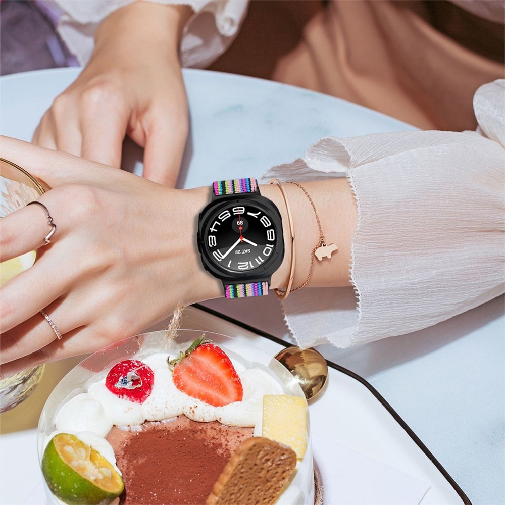 Arrow nylonový elastický řemínek na Samsung Galaxy Watch9 40mm/44mm - vzor G