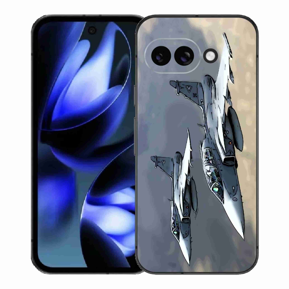 Gelový kryt mmCase na Google Pixel 9a - stíhačky
