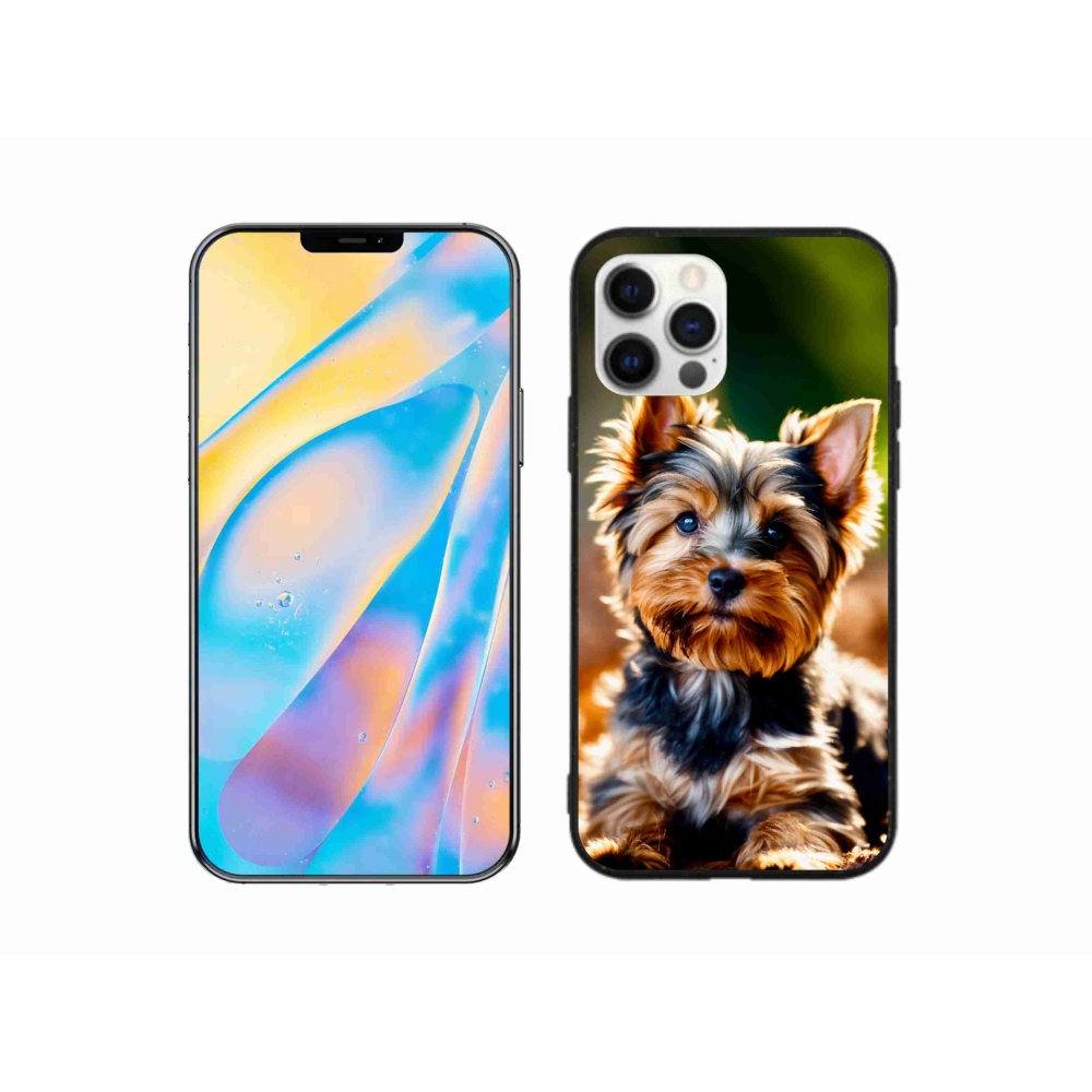 Gelový kryt mmCase na iPhone 12 Pro - jorkšír 10
