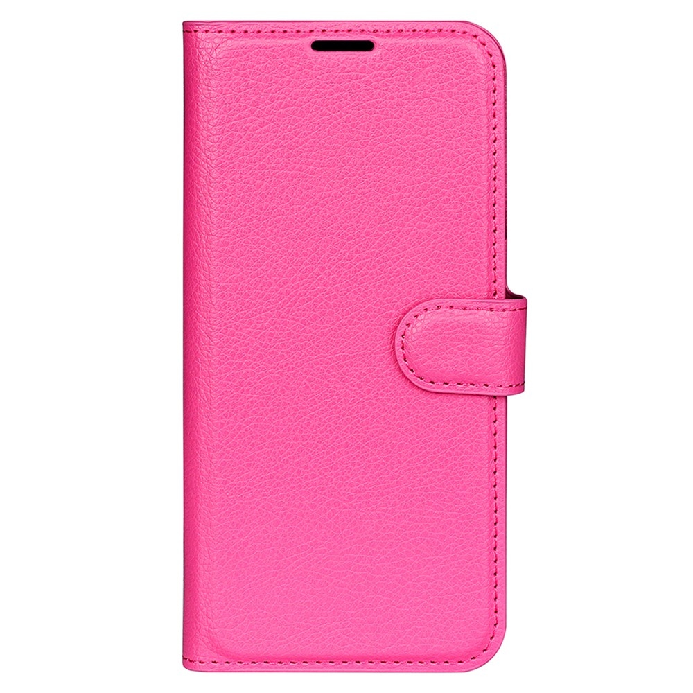 Litchi knížkové pouzdro na Honor 90 Lite - rose