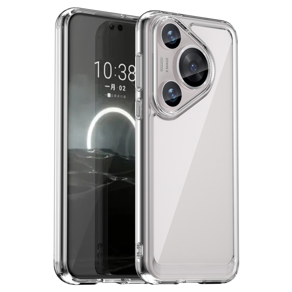 Gelový obal s pevnými zády na Huawei Pura 70 Pro - šedý