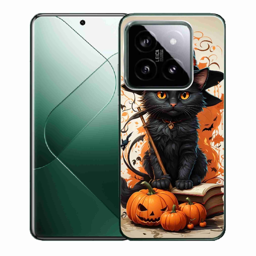 Gelový kryt mmCase na Xiaomi 14 - kocour čaroděj