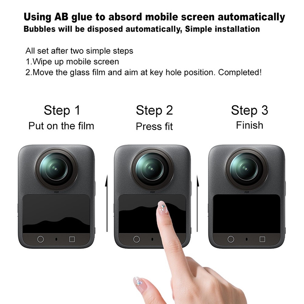 IMAK H Series tvrzené sklo na displej pro Insta360 GO Ultra