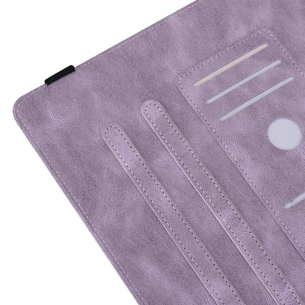Imprint zavírací pouzdro na Lenovo Tab M10 5G - fialové
