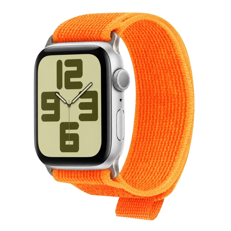 OBAL:ME Textilní Řemínek pro Apple Watch 42-49mm M-L Orange
