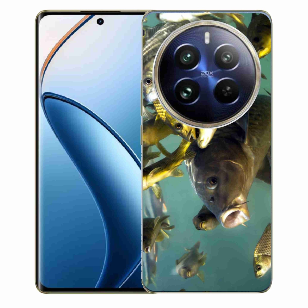 Gelový obal mmCase na Realme 12 Pro 5G/12 Pro+ 5G - hejno ryb