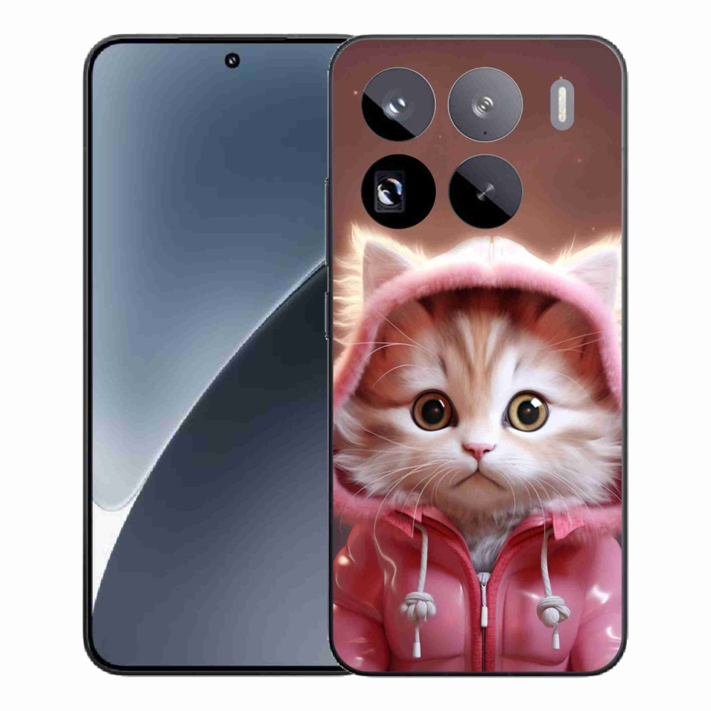 Gelový kryt mmCase na Xiaomi 15 Pro - roztomilé kotě 3