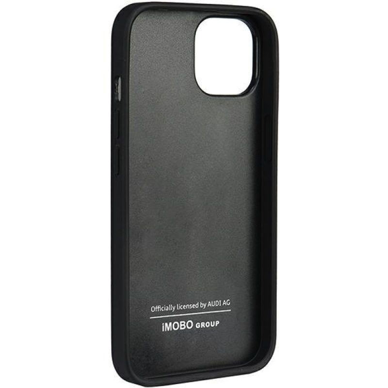 Audi Genuine Leather Zadní Kryt pro iPhone 11/XR Black