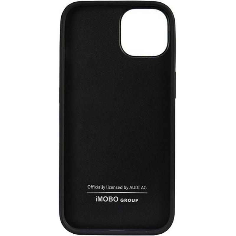 Audi Genuine Leather Zadní Kryt pro iPhone 11/XR Black