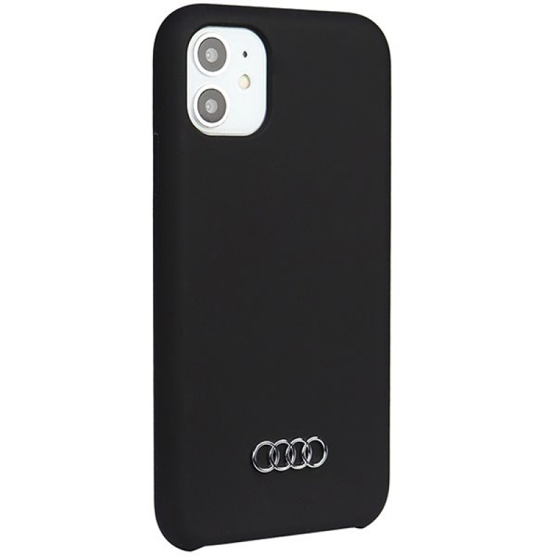 Audi Silicone Zadní Kryt pro iPhone 11/XR Black