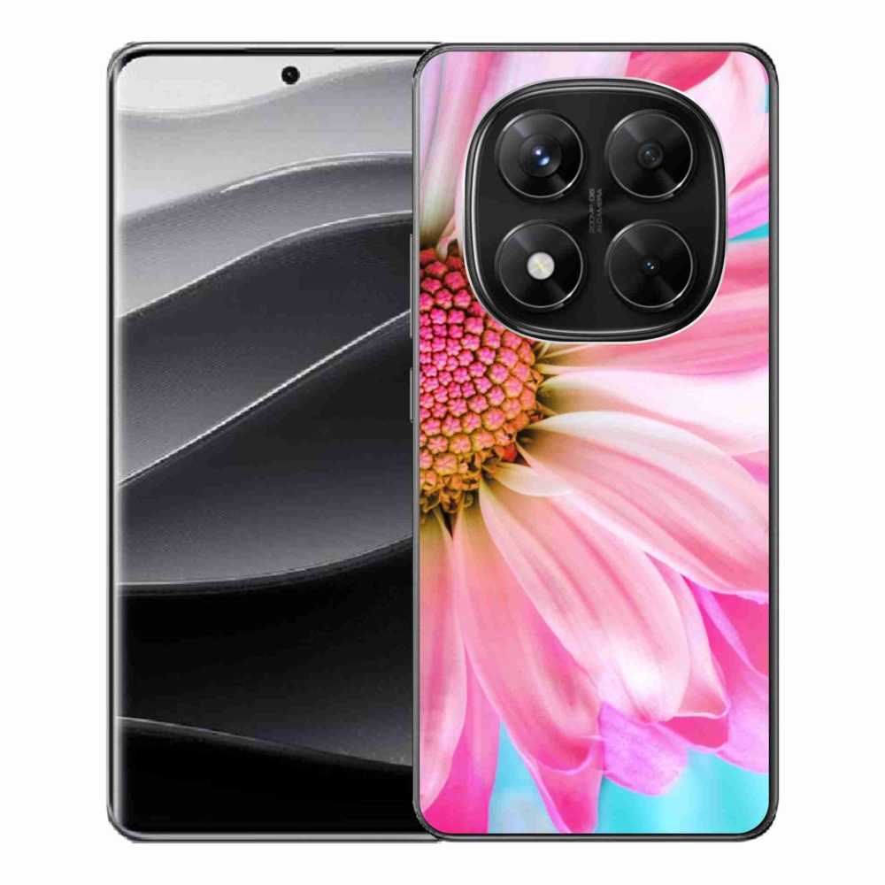 Gelový kryt mmCase na Xiaomi Redmi Note 14 Pro 5G/Poco X7 5G - růžová květina
