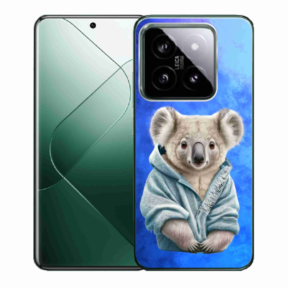 Gelový kryt mmCase na Xiaomi 14 - koala ve svetru