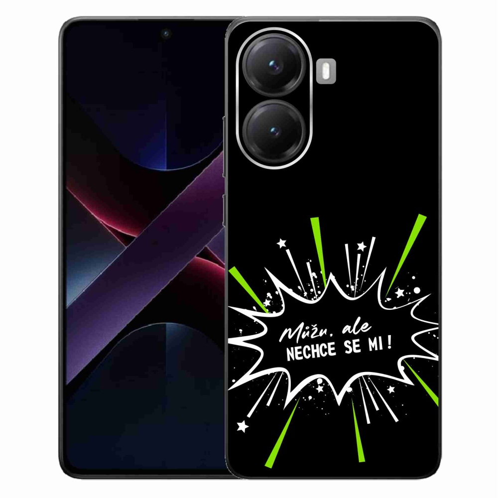 Gelový kryt mmCase na Xiaomi Poco X7 Pro 5G - vtipný text 11 černé pozadí