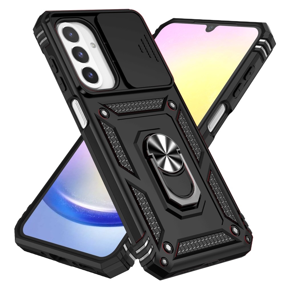 Ring odolný kryt na Samsung Galaxy A26 5G - černý