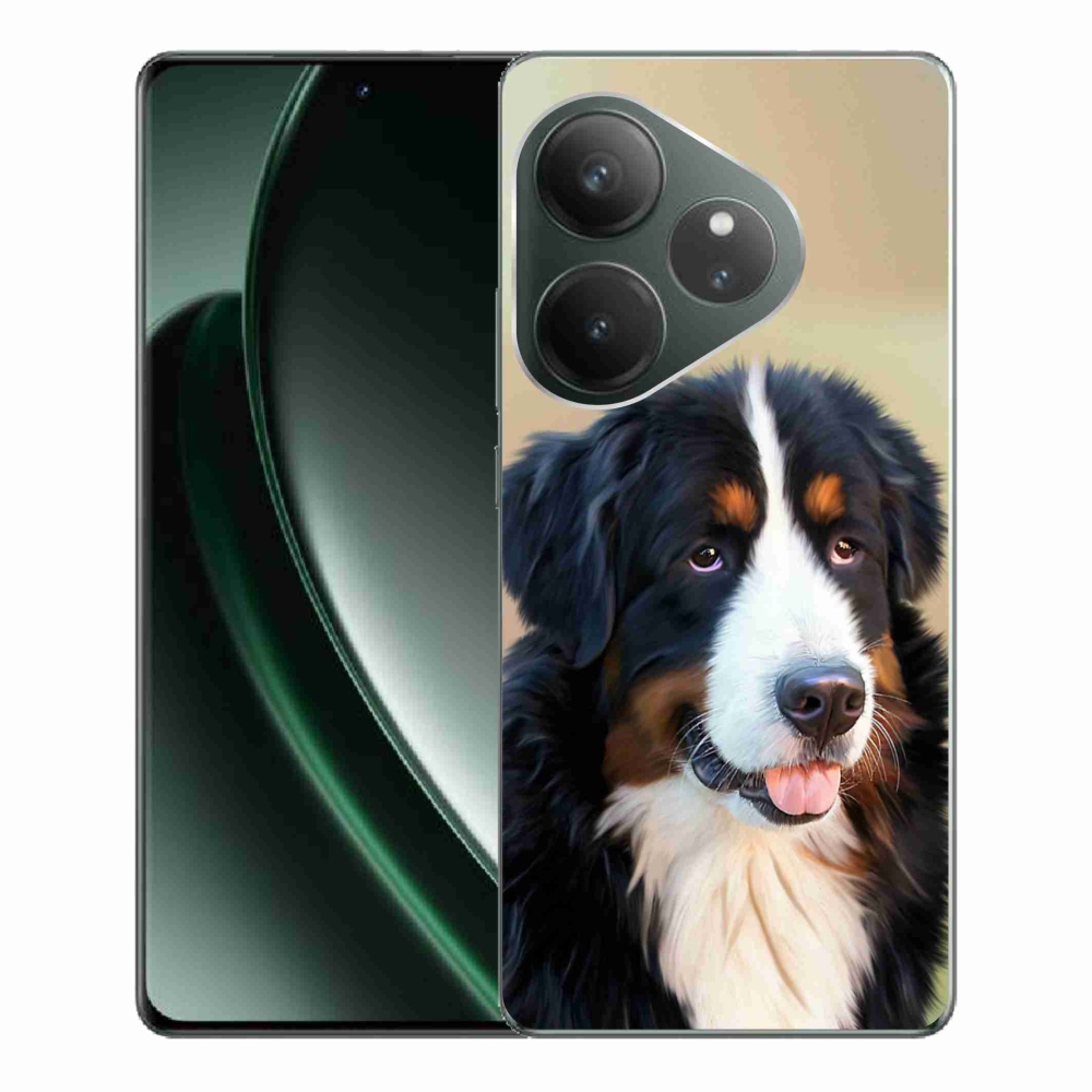 Gelový obal mmCase na Realme GT 6 5G/GT 6T 5G - bernský salašnický pes