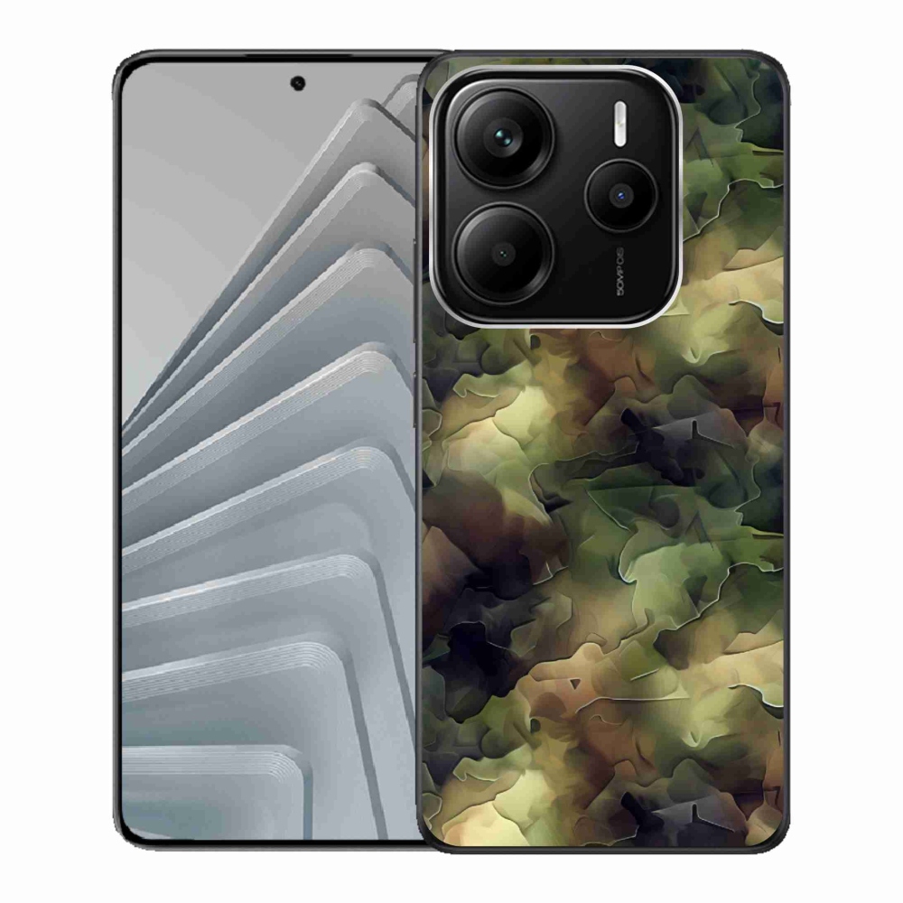 Gelový kryt mmCase na Xiaomi Redmi Note 14 5G - maskáčový vzor 10