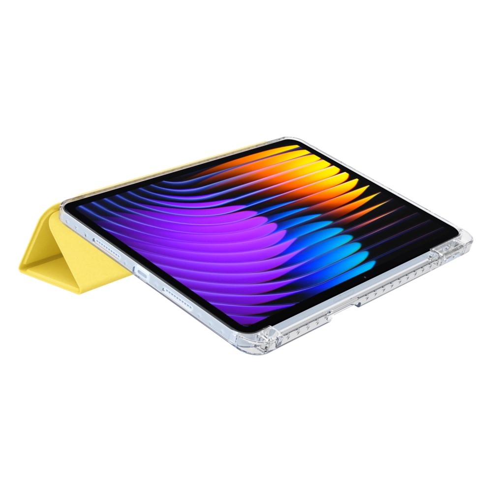 Origami chytré polohovací pouzdro na tablet Xiaomi Pad 7/7 Pro - žluté