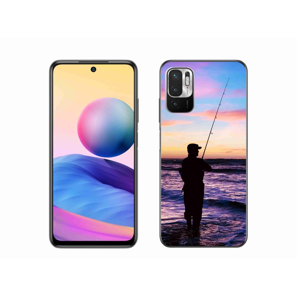 Gelový kryt mmCase na Xiaomi Redmi Note 10 5G - rybaření 1