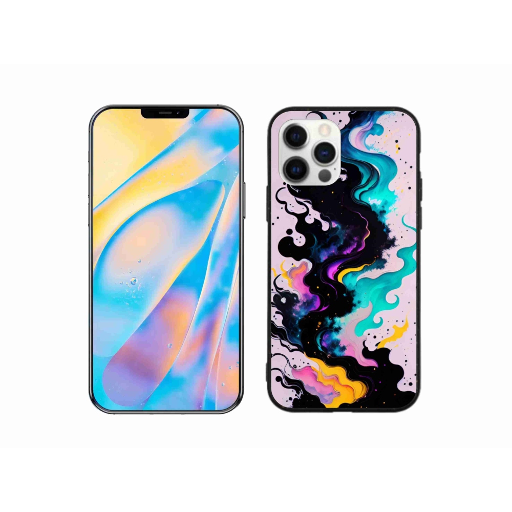 Gelový kryt mmCase na iPhone 12 Pro - abstraktní motiv 4