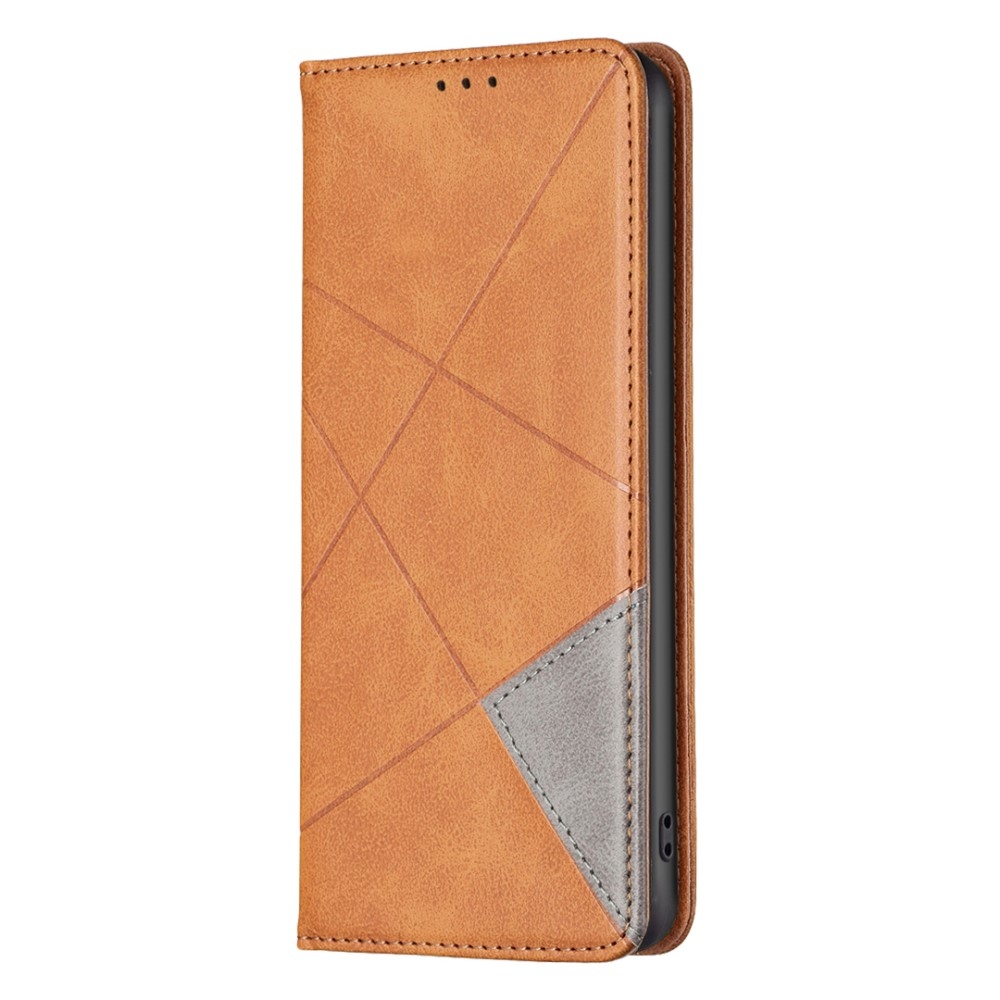 Triangle knížkové pouzdro na Xiaomi Redmi Note 13 Pro 4G/Poco M6 Pro - žluté