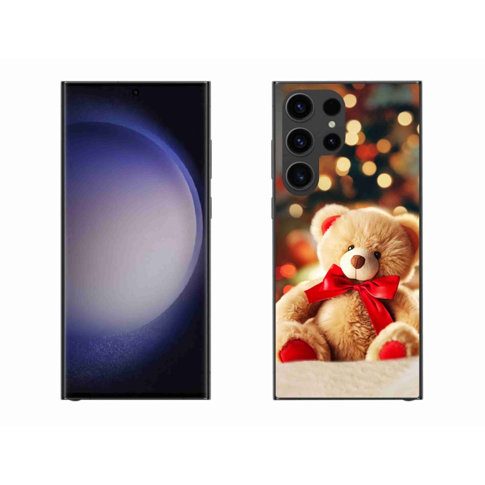 Gelový kryt mmCase na Samsung Galaxy S23 Ultra 5G - plyšový medvídek