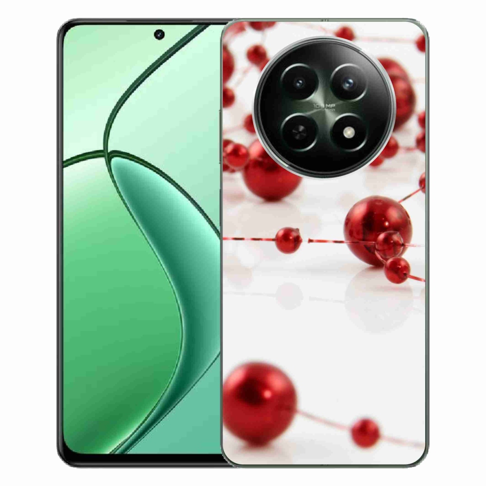 Gelový kryt mmCase na Realme 12 5G/12x 5G - vánoční řetěz