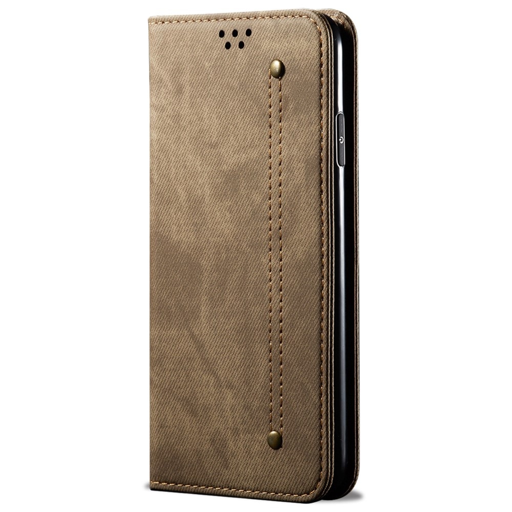 Jeanse knížkové pouzdro na Xiaomi 15 Ultra - khaki