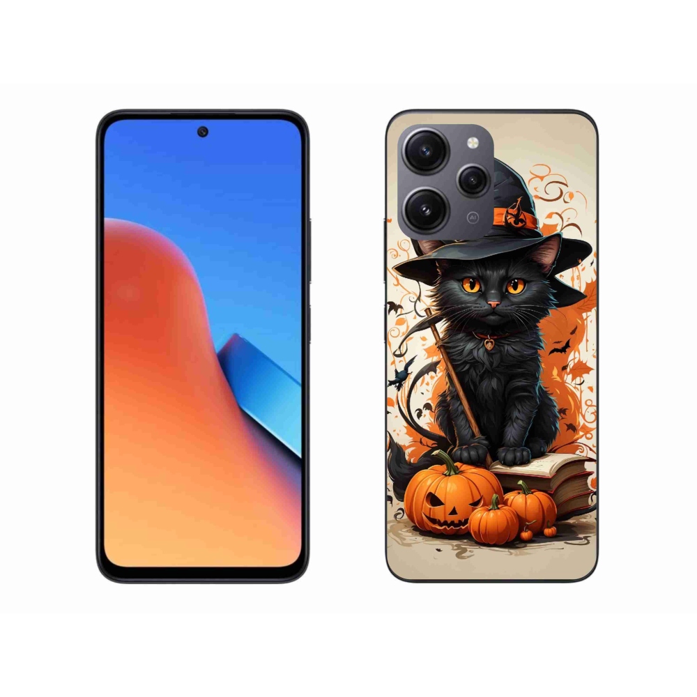 Gelový kryt mmCase na Xiaomi Redmi 12 - kocour čaroděj