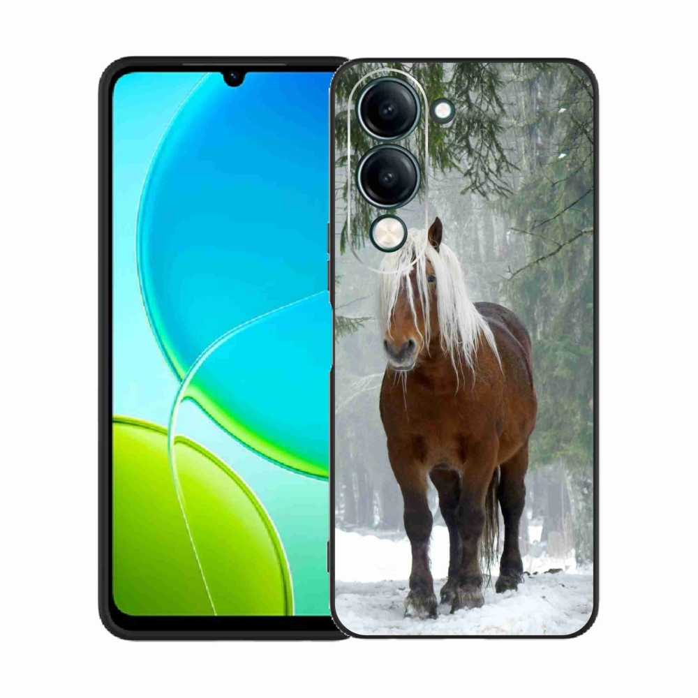 Gelový kryt mmCase na Vivo Y29s 5G - kůň v lese