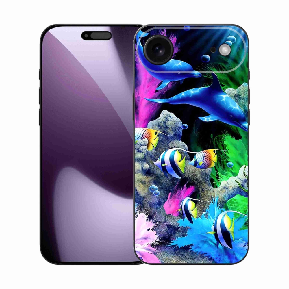 Gelový kryt mmCase na iPhone 17 Air - mořský svět