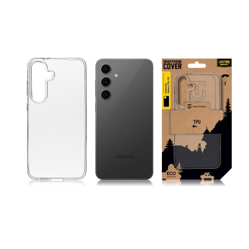 Tactical TPU Kryt pro Samsung Galaxy S24 FE Transparent