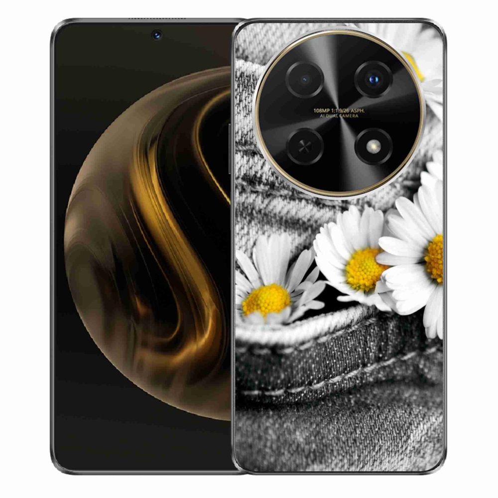 Gelový obal mmCase na Huawei Nova 12i - kopretiny