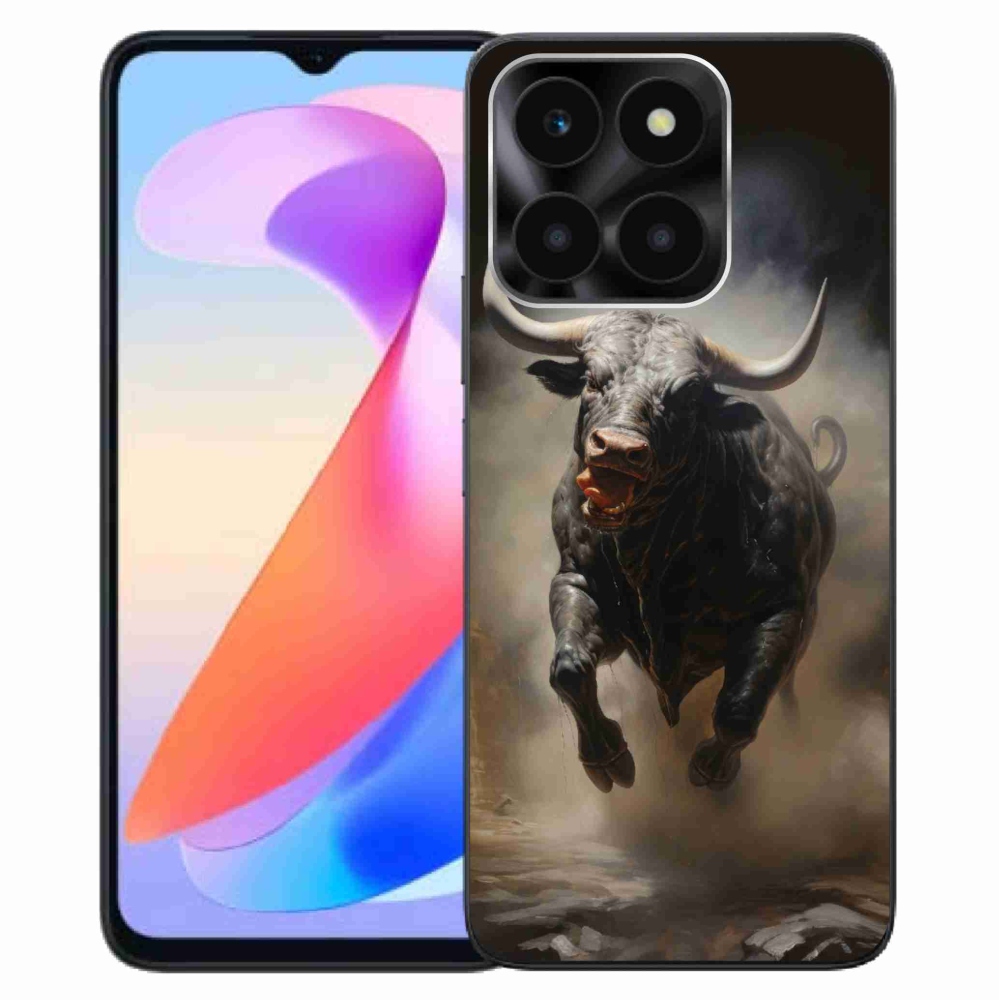 Gelový kryt mmCase na Honor X6a - rozzuřený býk