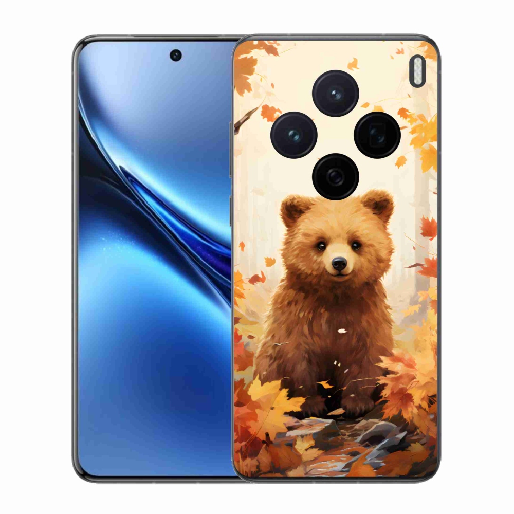 Gelový kryt mmCase na Vivo X200 5G - medvěd v lese