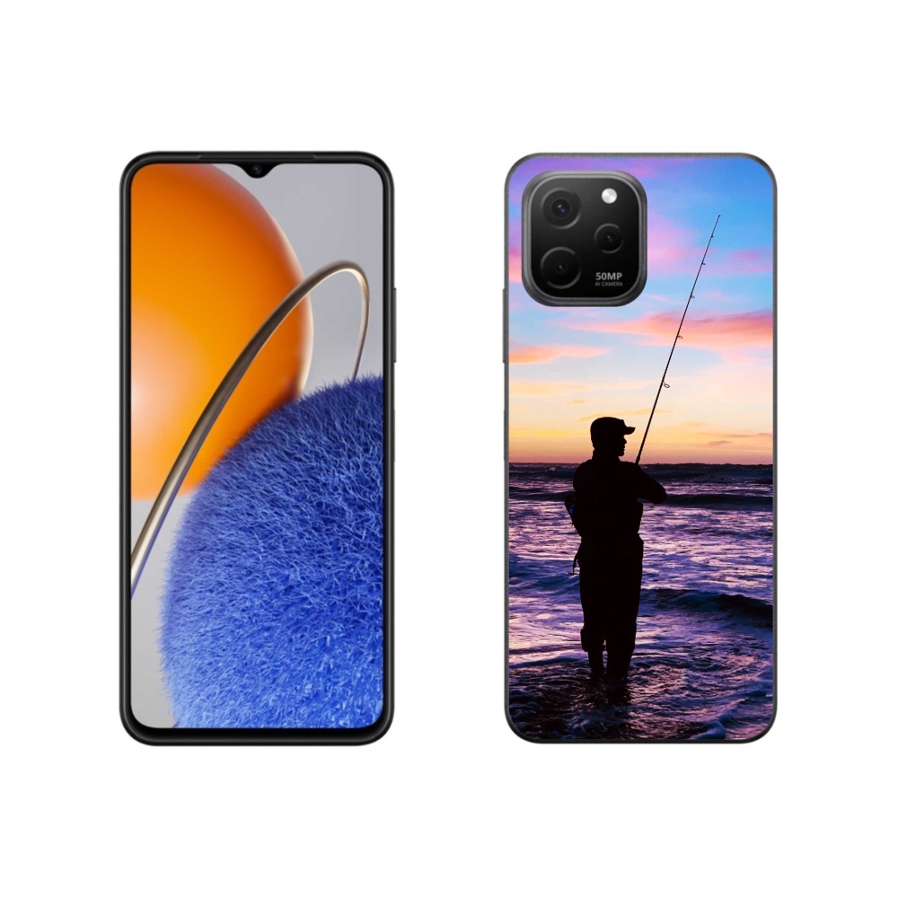 Gelový kryt mmCase na Huawei Nova Y61 - rybaření 1