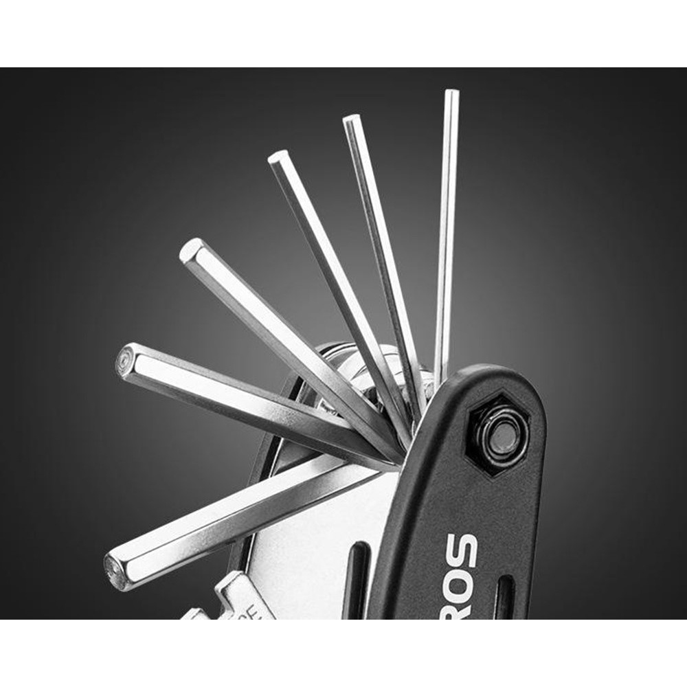 Kompaktní cyklistické nářadí 16 v 1 pro rychlé opravy kola