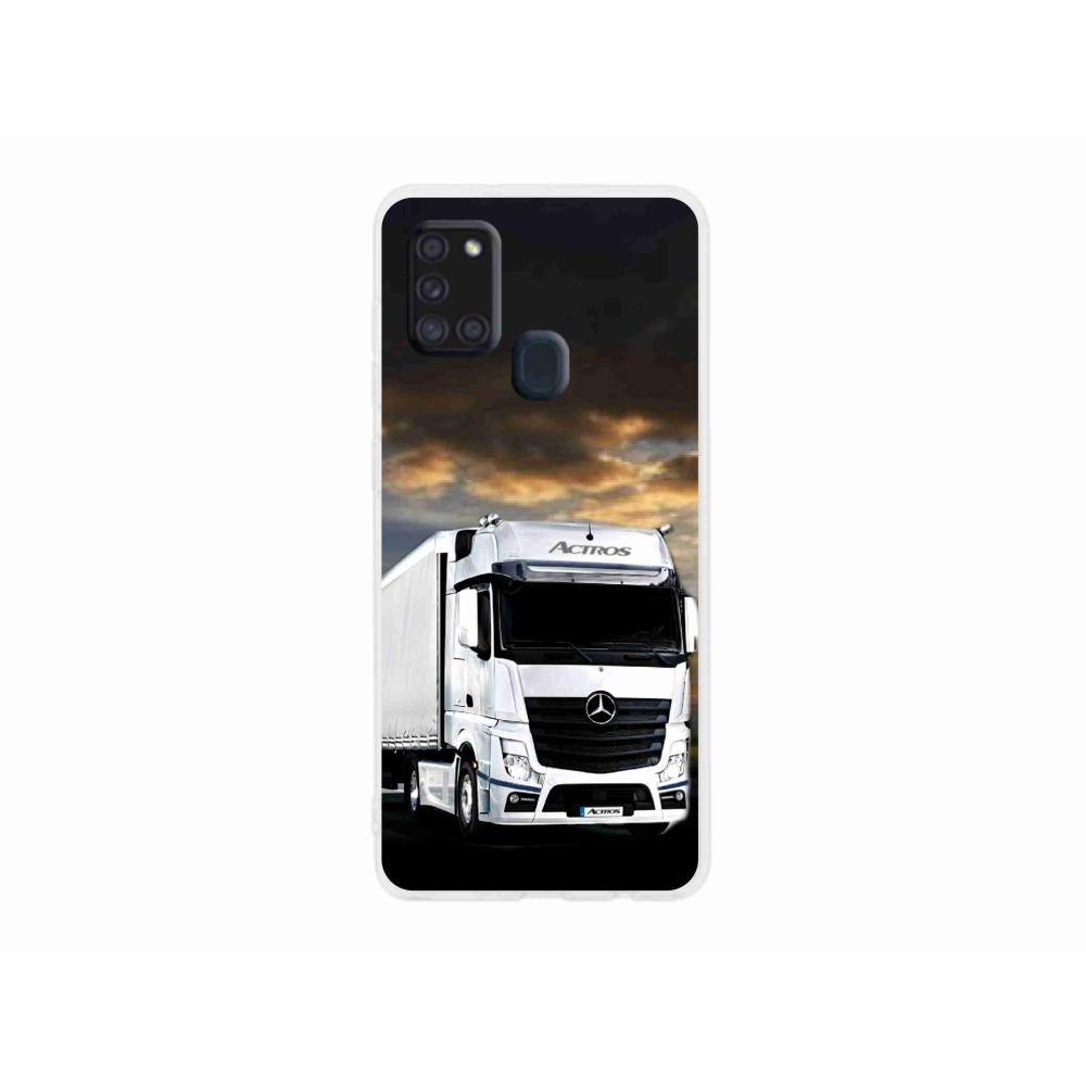 Gelový kryt mmCase na Samsung Galaxy A21s - kamion