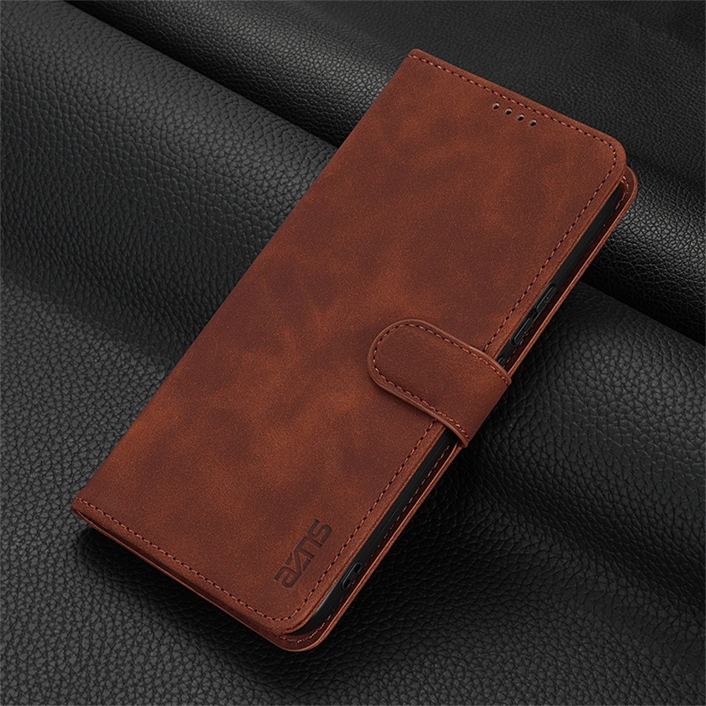 AZNS Case knížkové pouzdro na Xiaomi Poco F8 Pro 5G - hnědé