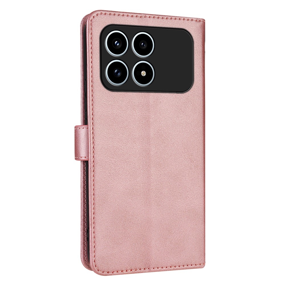 AZNS Case knížkové pouzdro na Xiaomi Poco F8 Pro 5G - růžovozlaté