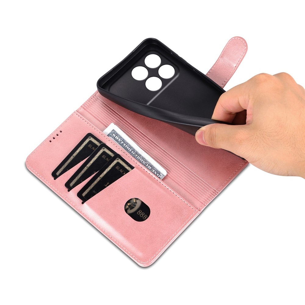 AZNS Case knížkové pouzdro na Xiaomi Poco F8 Pro 5G - růžovozlaté