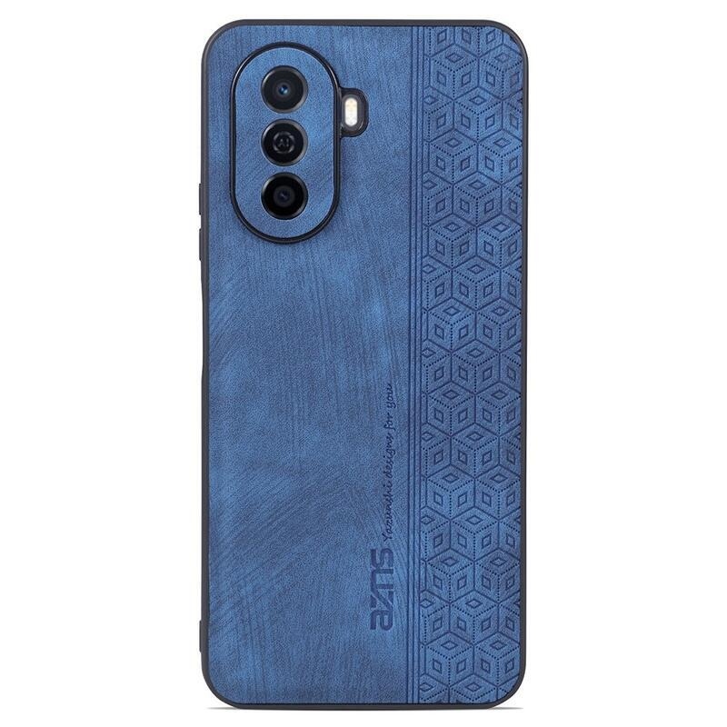 AZNS gelový obal potažený PU kůží pro mobil Huawei Nova Y70 - modrý