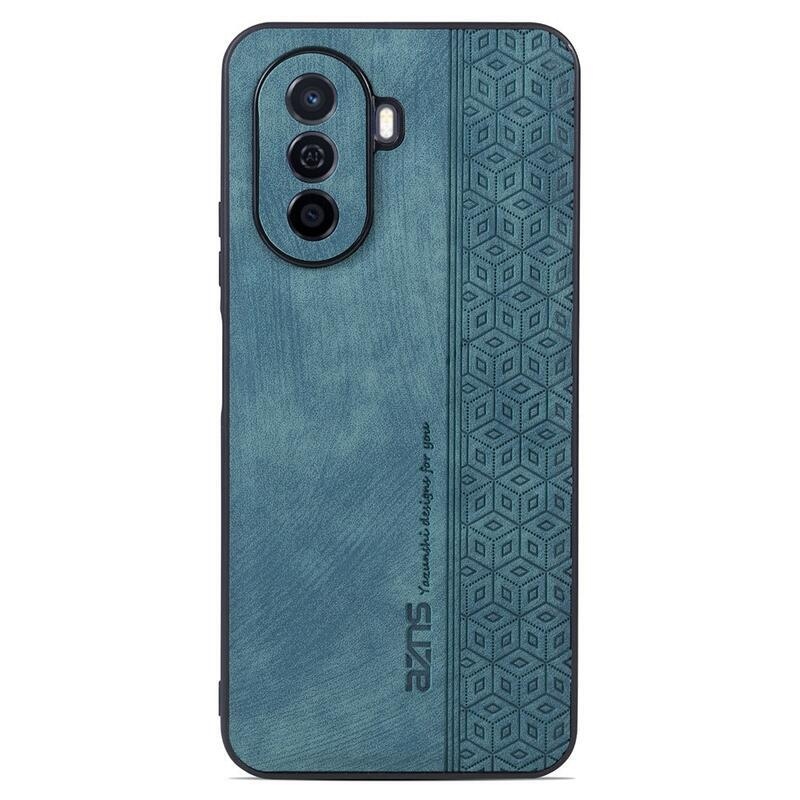 AZNS gelový obal potažený PU kůží pro mobil Huawei Nova Y70 - zelený