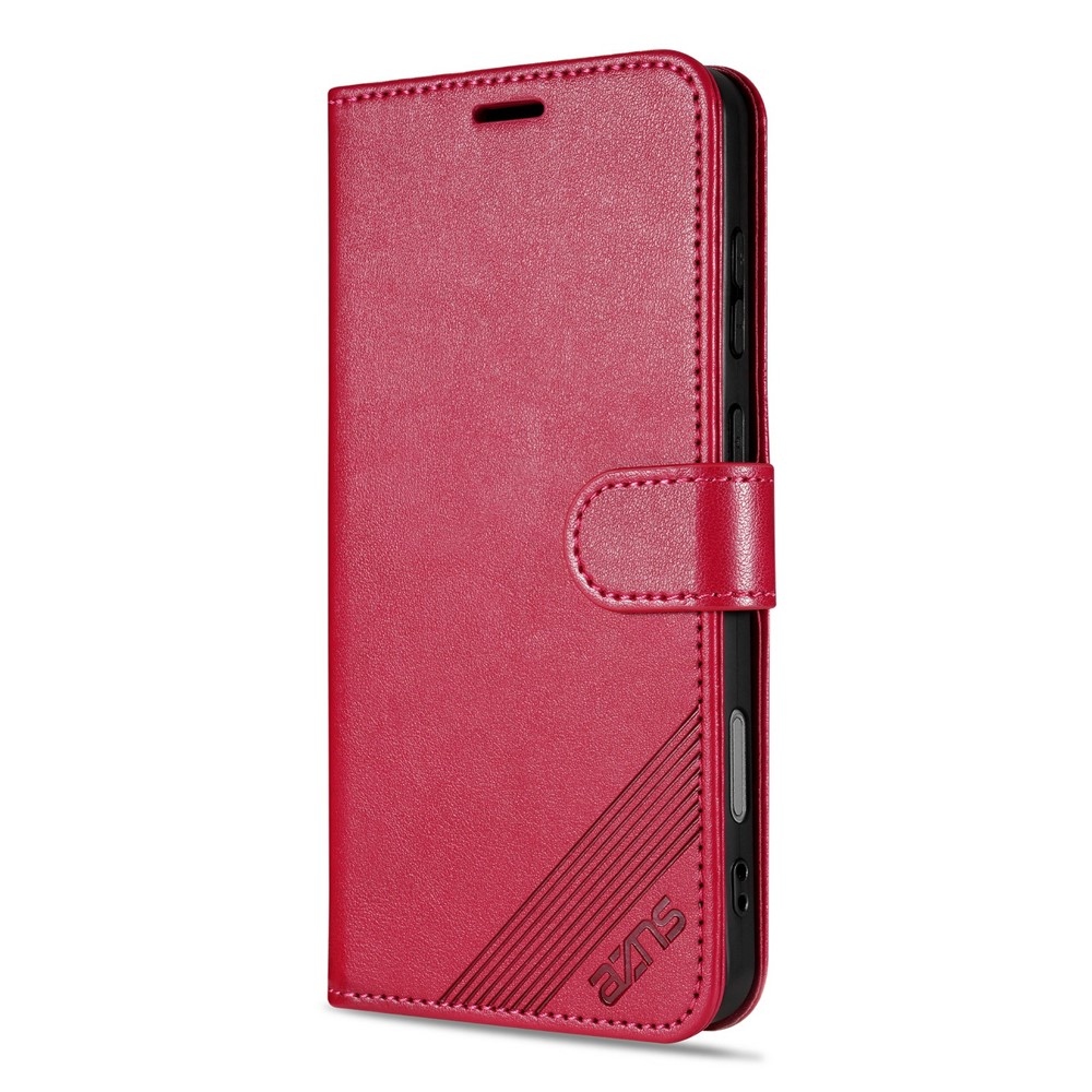AZNS knížkové pouzdro na Honor 600 5G - červené