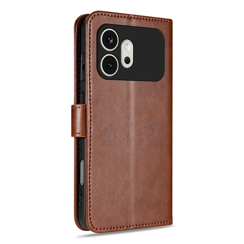 AZNS knížkové pouzdro na Honor 600 5G - hnědé