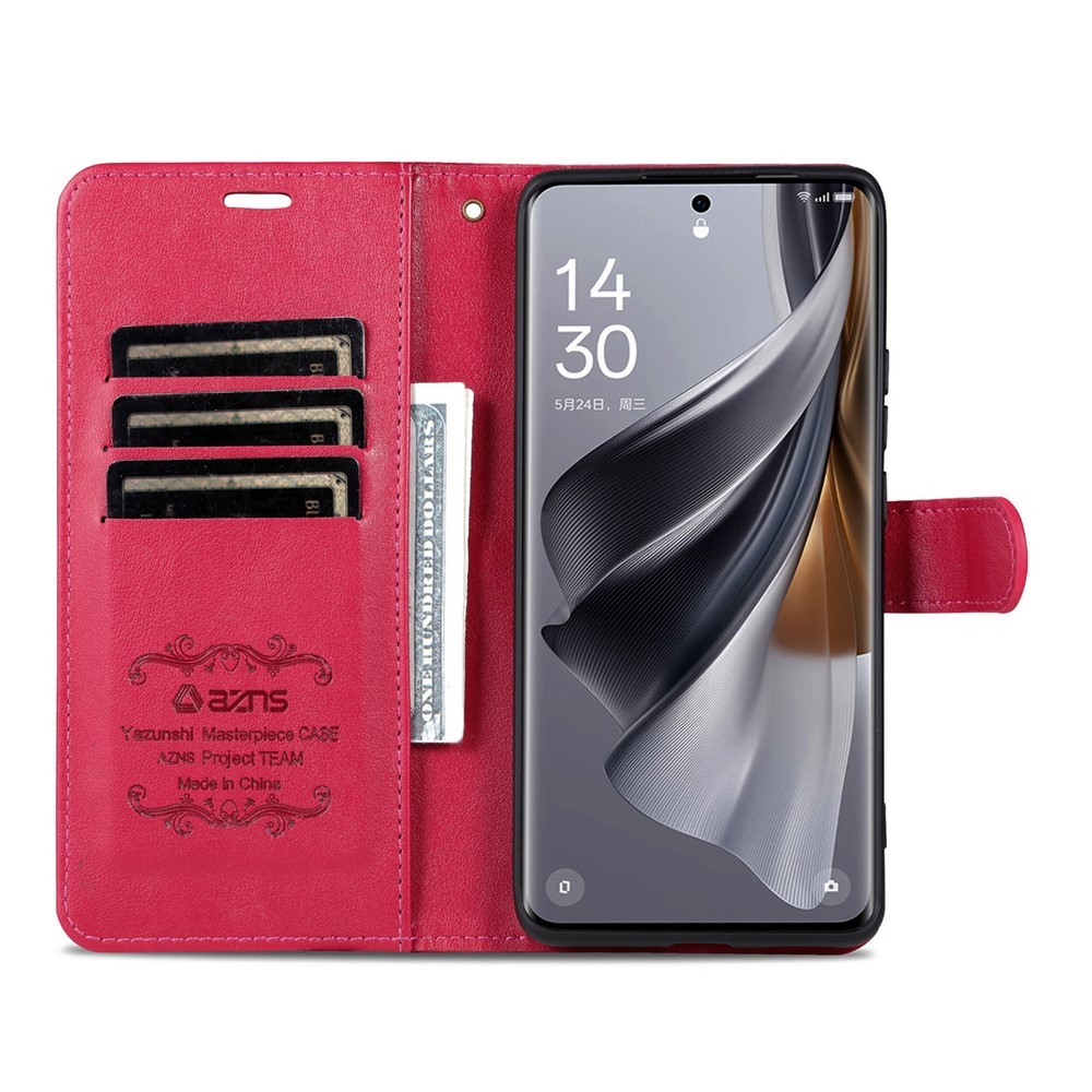 AZNS knížkové pouzdro na Honor 600 Lite 5G - červené