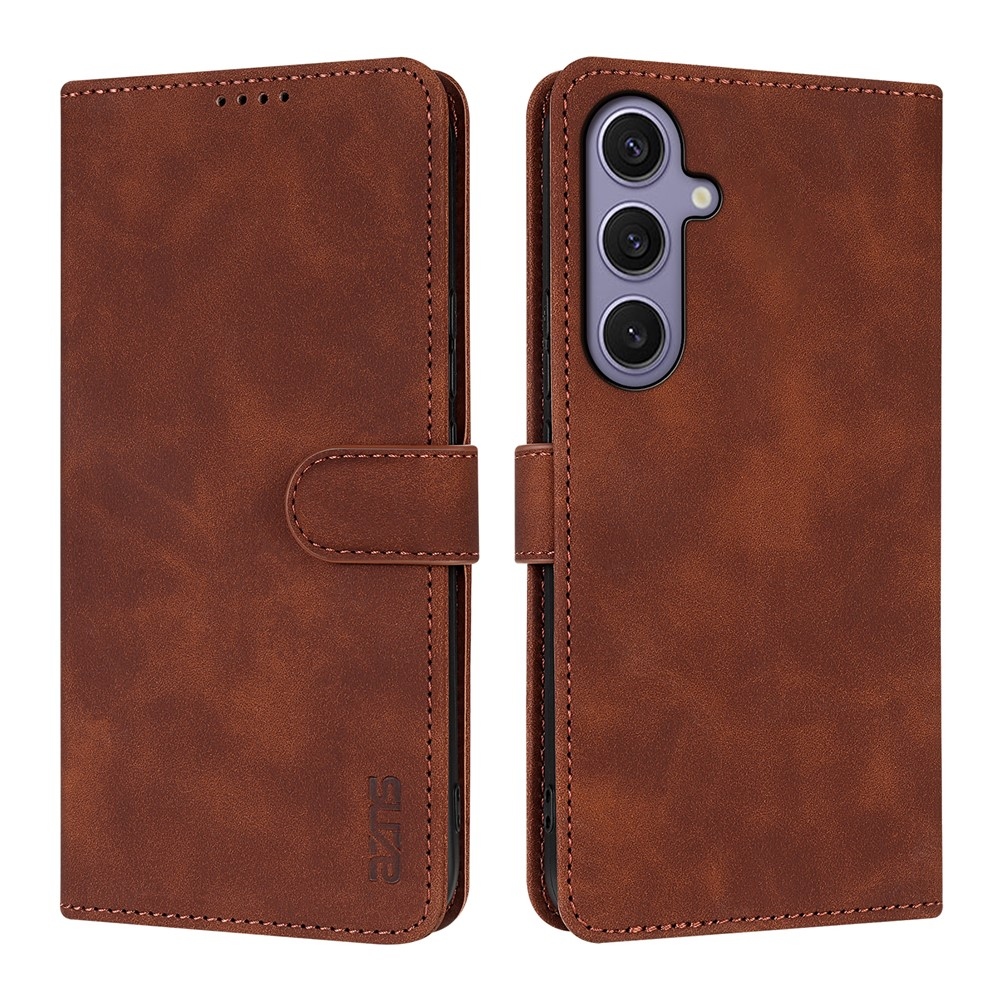 AZNS knížkové pouzdro na Samsung Galaxy A57 5G - hnědé