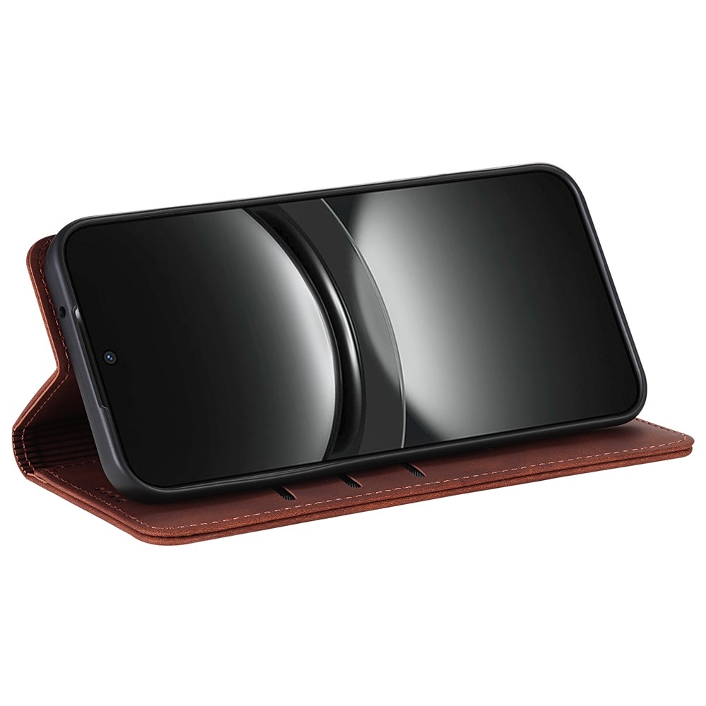 AZNS knížkové pouzdro na Samsung Galaxy A57 5G - hnědé