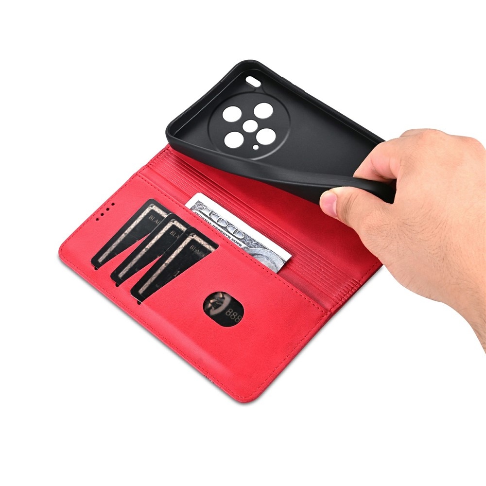 AZNS knížkové pouzdro na Vivo X300 5G - červené