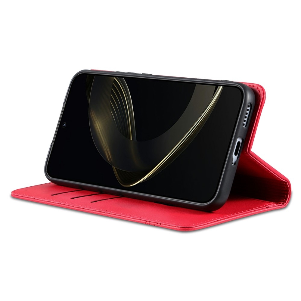 AZNS knížkové pouzdro na Vivo X300 5G - červené